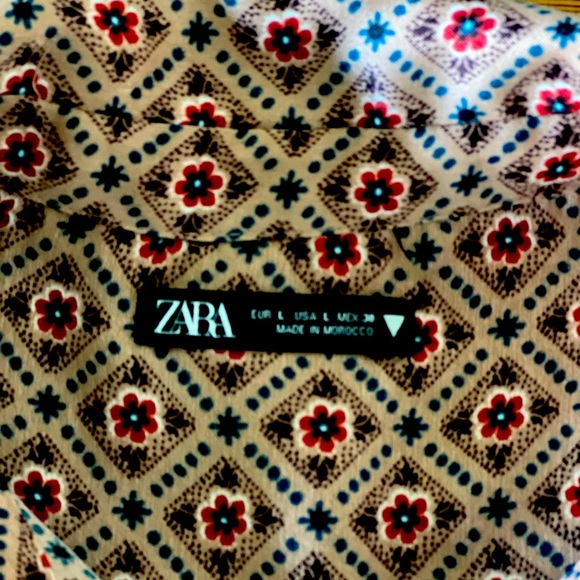 Zara Silky Shirt Top - Picture 4 of 8